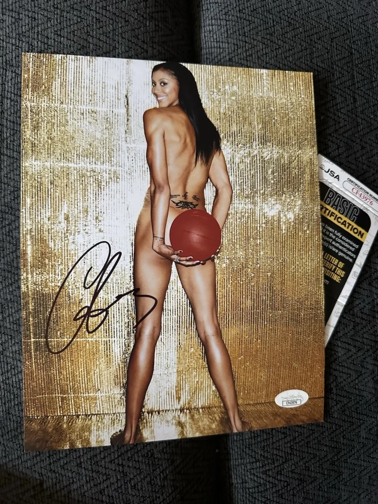 Candace Parker Signed 8 X 10 Photo Autographed JSA Authentication COA