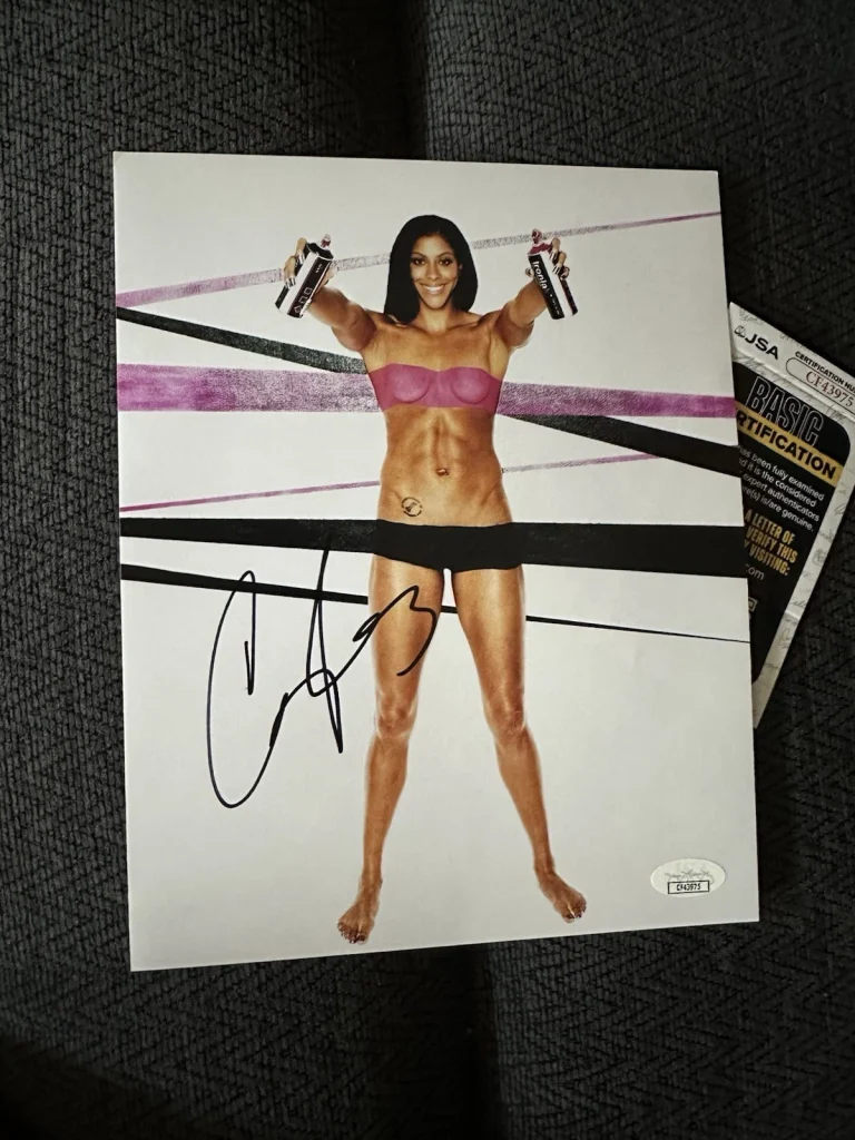 Candace Parker Signed 8 X 10 Photo Autographed JSA Authentication COA