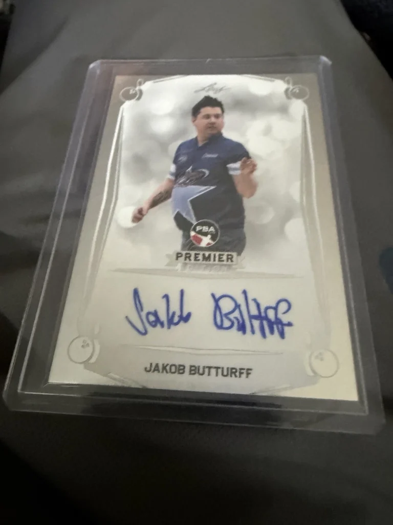 Jakob Butturff Signed Trading Card PBA Bowling 2023 Leaf Premiere #BA-JB2
