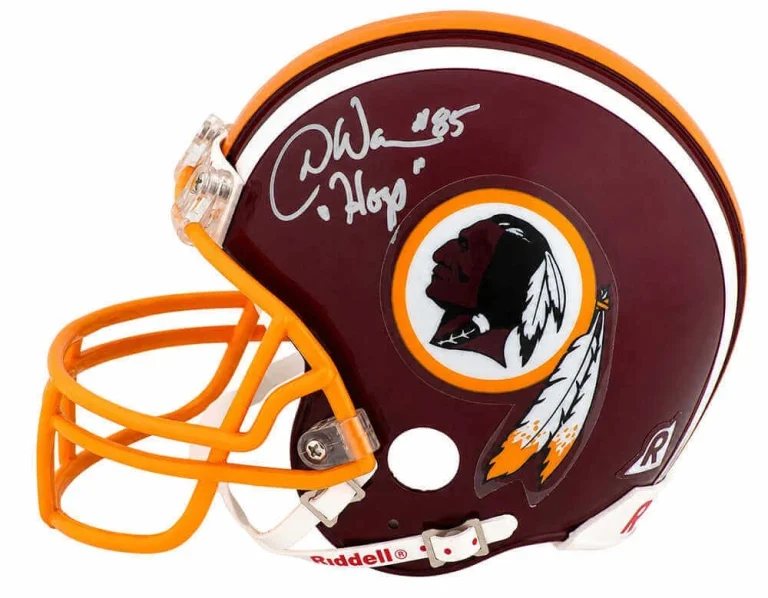 Don Warren Signed Redskins T/B Riddell (VSR4) Mini Helmet w/Hogs -(SCHWARTZ COA)