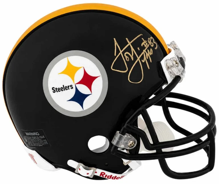 Louis Lipps Signed Pittsburgh Steelers Riddell (VSR4) Mini Helmet (SCHWARTZ COA)