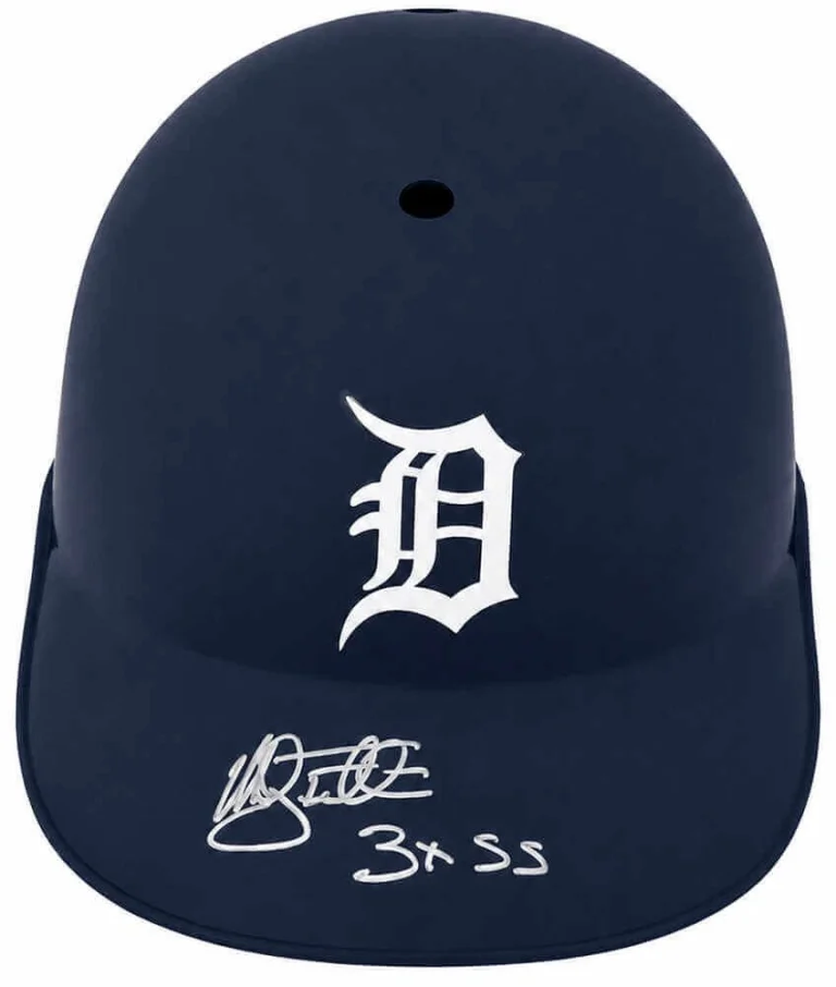 Mickey Tettleton Signed Tigers Souvenir Replica Batting Helmet w/3x SS -(SS COA)