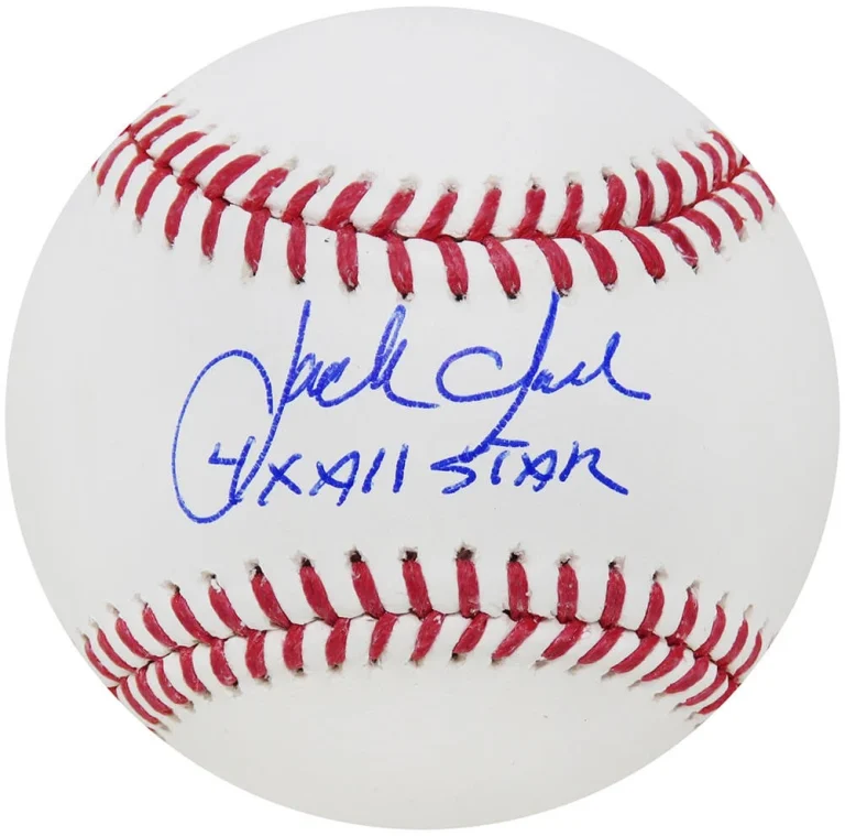 Jack Clark Signed Rawlings Official MLB Baseball w/4x All Star - (SCHWARTZ COA)