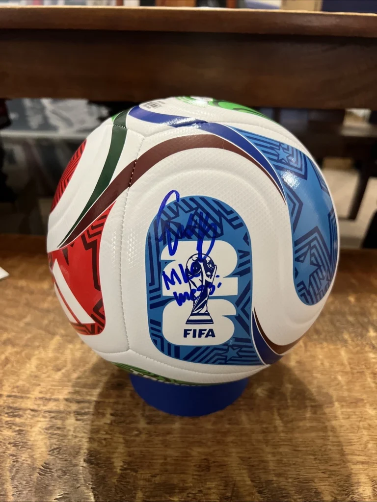 Esmir Bajraktarevic Signed 2026 FIFA World Cup Soccer Ball JSA Coa Bosnia