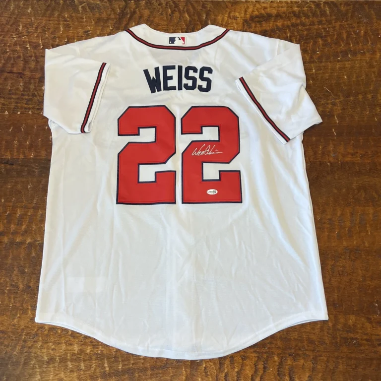 Walt Weiss Signed Atlanta Braves Jersey JSA Coa Autographed