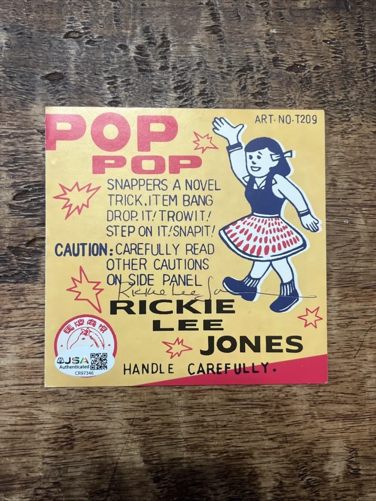 Rickie Lee Jones Signed Pop Pop CD JSA Coa Autographed