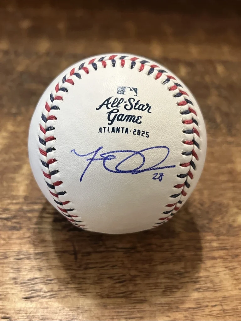Matt Olson Signed 2025 All Star Baseball JSA Coa Autographed Braves