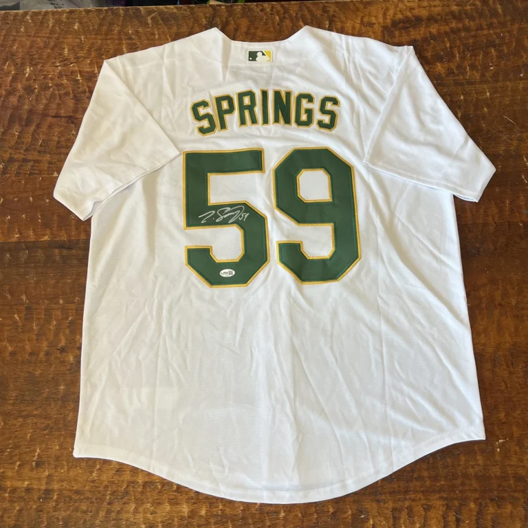 Jeffrey Springs Signed Athletics Jersey JSA Coa Autographed A’s