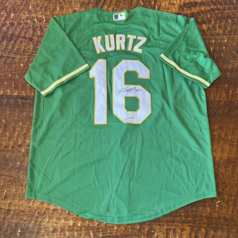 Nick Kurtz Signed Athletics Jersey JSA Coa Autographed A’s