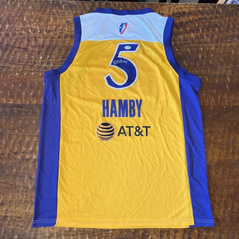Dearica Hamby Signed Los Angeles Sparks Jersey JSA Coa Autographed WNBA