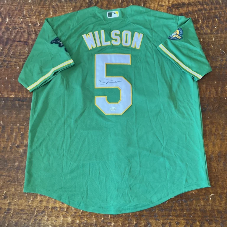 Jacob Wilson Signed Athletics Jersey JSA Coa Autographed A’s