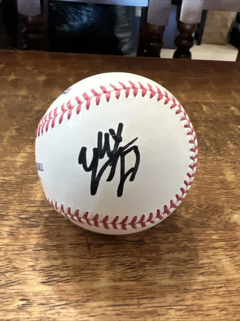 Yaxel Lendeborg Signed Baseball JSA Coa Autographed Golden State Warriors
