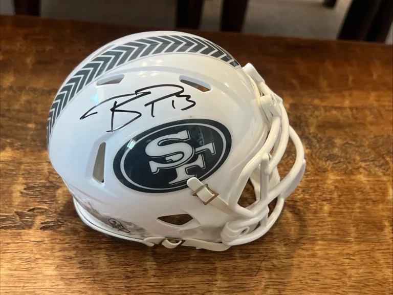 Brock Purdy Signed San Francisco 49ers Mini Helmet JSA Coa Autographed
