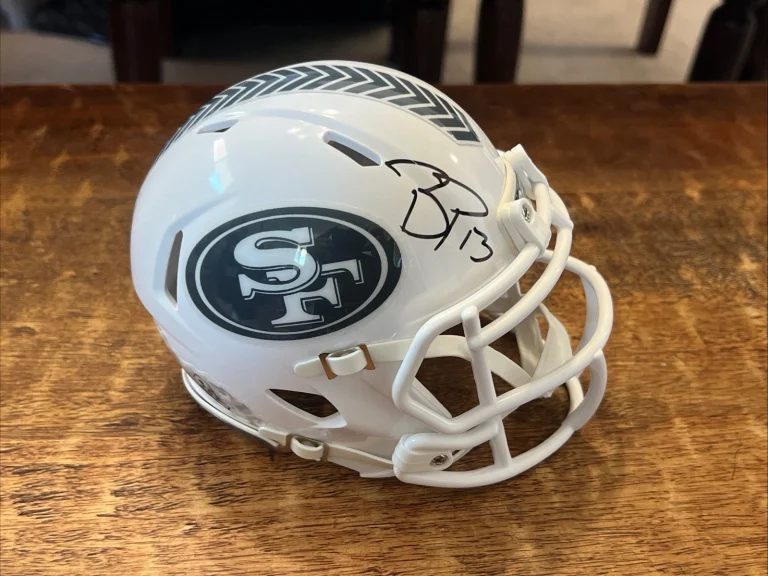 Brock Purdy Signed San Francisco 49ers Mini Helmet JSA Coa Autographed