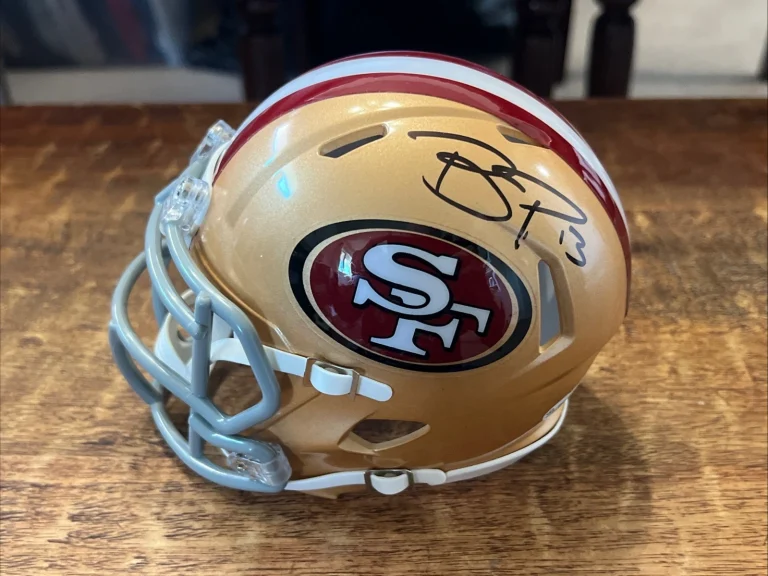 Brock Purdy Signed San Francisco 49ers Mini Helmet JSA Coa Autographed