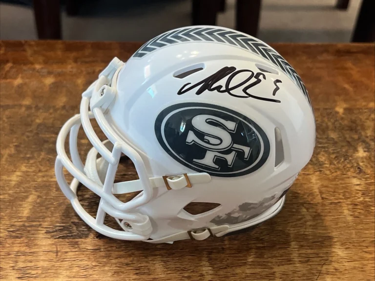 Mike Evans Signed San Francisco 49ers Mini Helmet JSA Coa Autographed