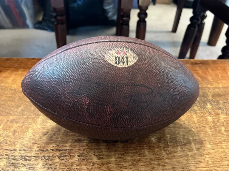 Brock Purdy Signed Practice Used NFL Duke Football JSA Coa 49ers Autographed