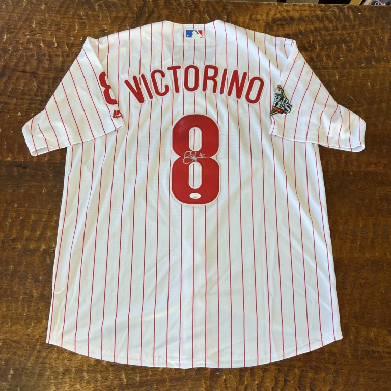 Shane Victorino Signed Philadelphia Phillies Jersey JSA Autographed