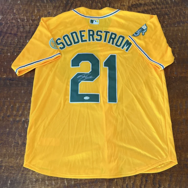 Tyler Soderstrom Signed Athletics Jersey JSA Coa Autographed A’s