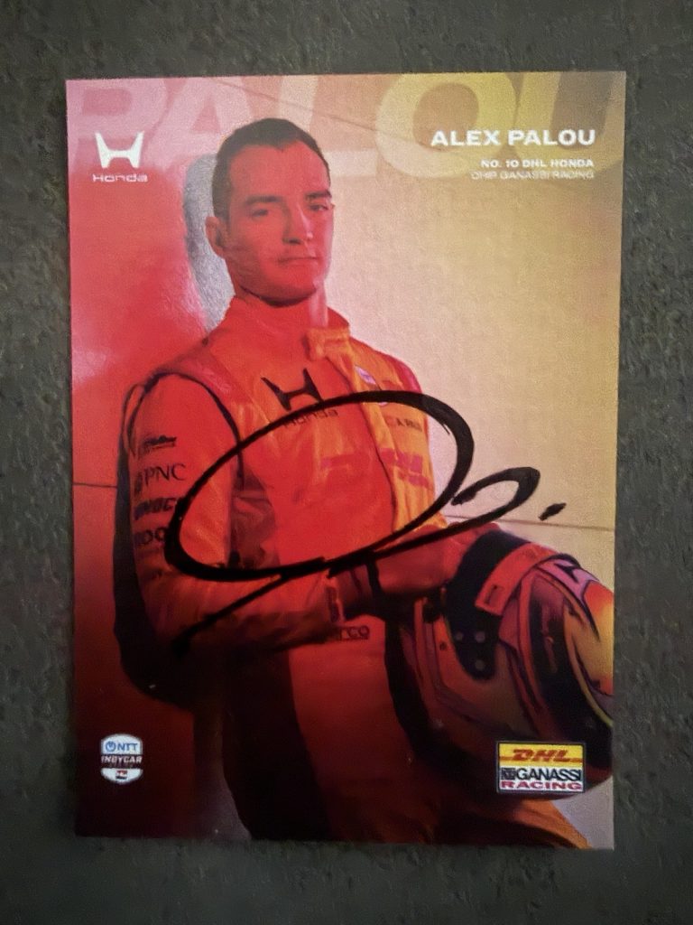 Alex Palou Signed Indianapolis 500 Trading Card Indy Car 2026 Promo Hero