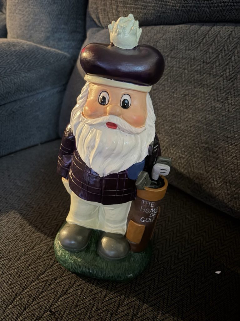 St Andrews Scotland Gnome Of Golf Official From The Old Course The British Open