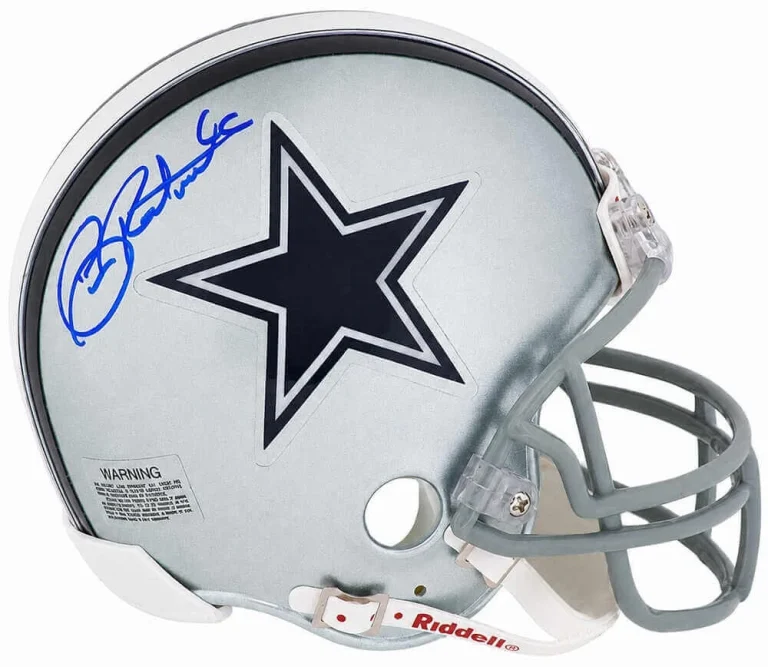 Golden Richards Signed Dallas Cowboys Riddell (VSR4) Mini Helmet -(SCHWARTZ COA)