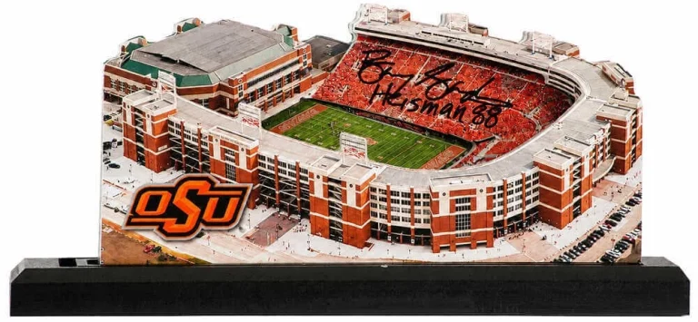 Barry Sanders Signed Oklahoma State 9