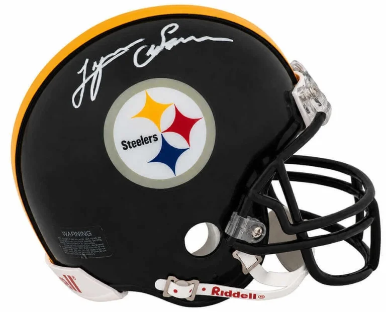 Lynn Swann Signed Steelers VSR4 Riddell Mini Helmet - In White - (SCHWARTZ COA)