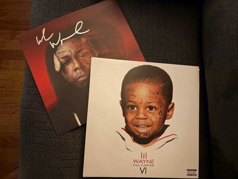 Lil Wayne SIGNED Vinyl Insert ALBUM Tha Carter VI Includes Record
