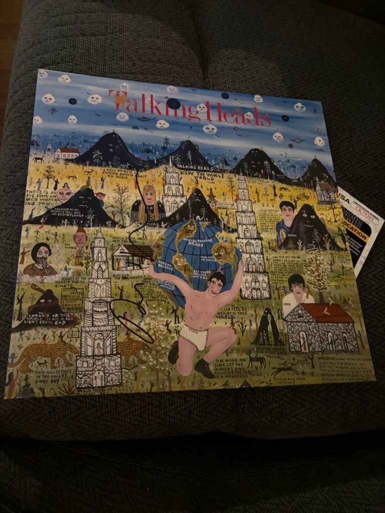 David Byrne SIGNED Vinyl Talking Heads JSA Authenticated COA Little Creatures