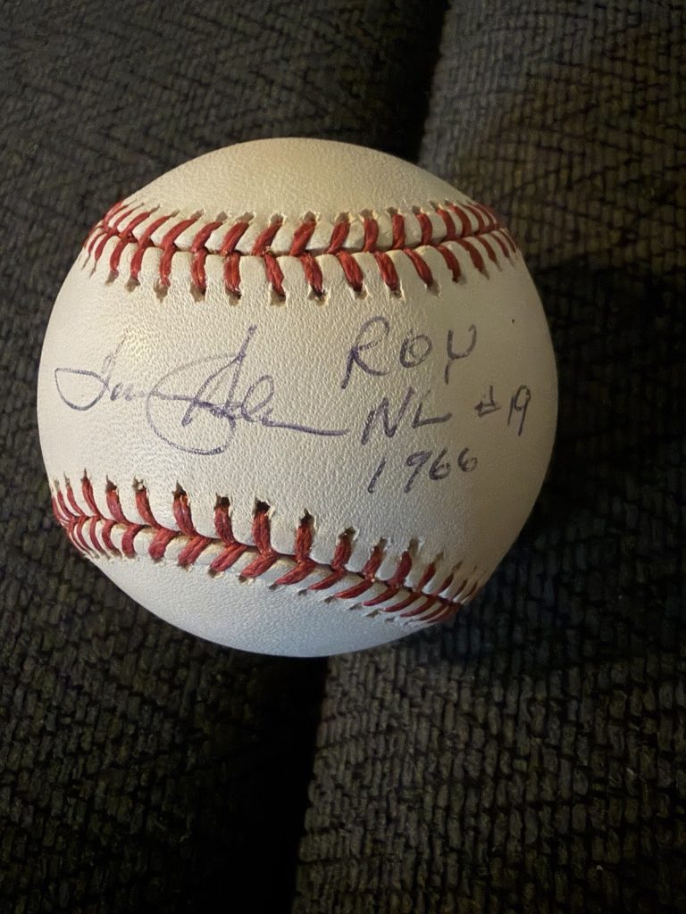 Tommy Helms Signed Baseball Official Authentic Rawlings ROMLB NL Roy 66 Giamatti