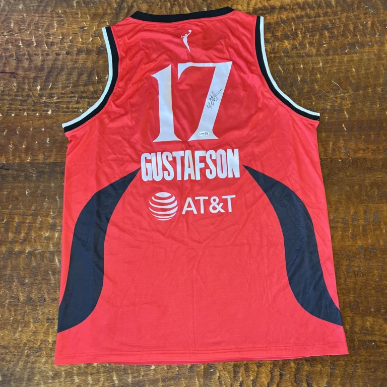 Megan Gustafson Signed Portland Fire Jersey JSA Coa Autographed WNBA
