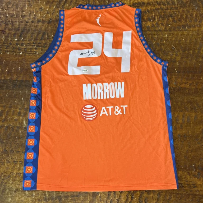 Aneesah Morrow Signed Connecticut Sun Jersey JSA Coa Autographed WNBA