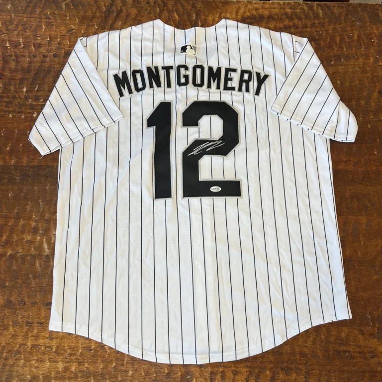 Colson Montogmery Signed Chicago White Sox Jersey JSA Coa Autographed