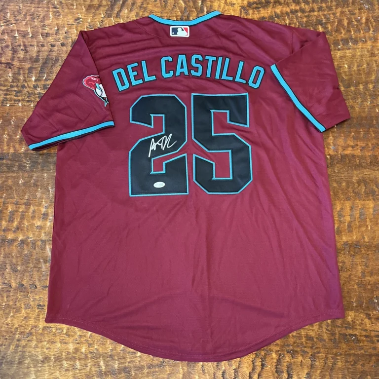 Adrian Del Castillo Signed Arizona Diamondbacks Jersey JSA Coa Autographed