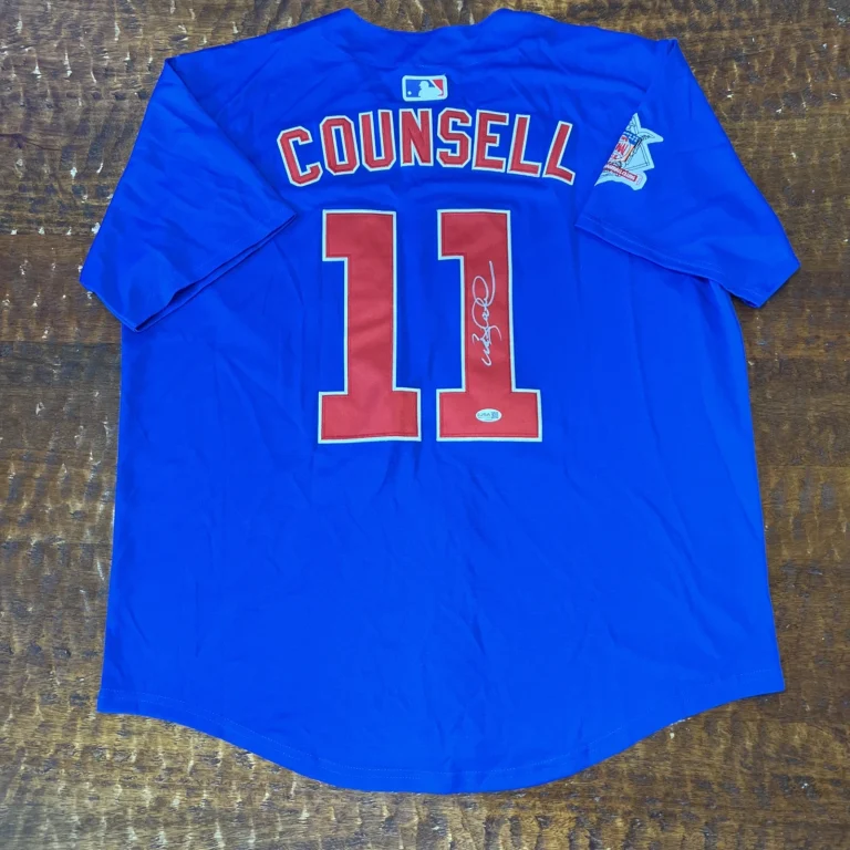 Craig Counsell Signed Chicago Cubs Jersey JSA Coa Autographed