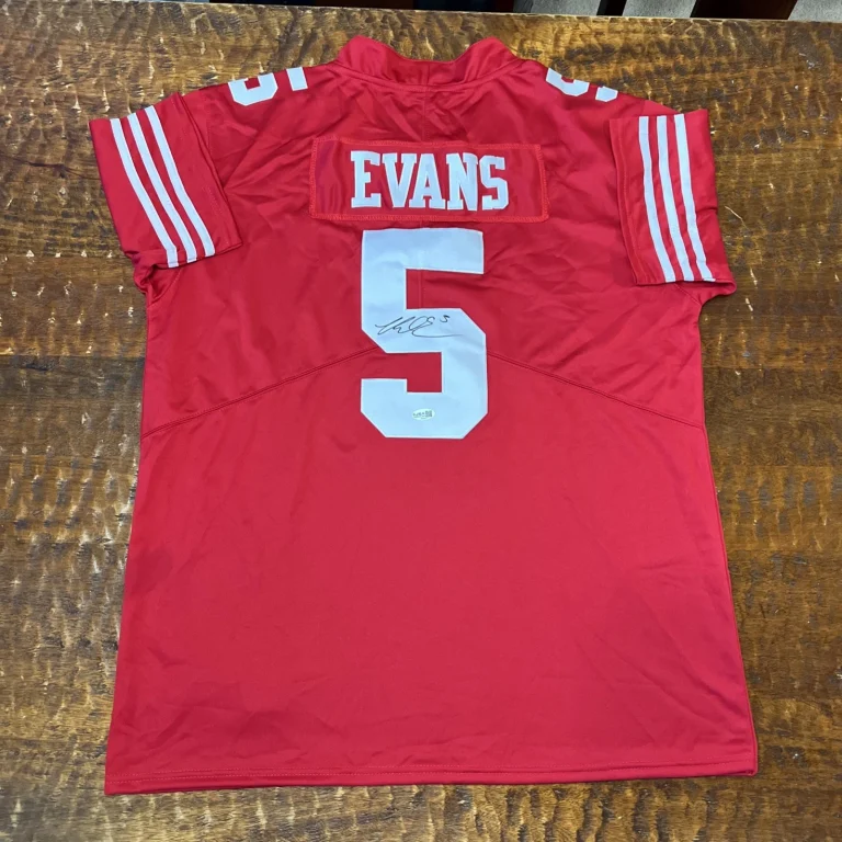 Mike Evans Signed San Francisco 49ers Jersey JSA Coa Autographed