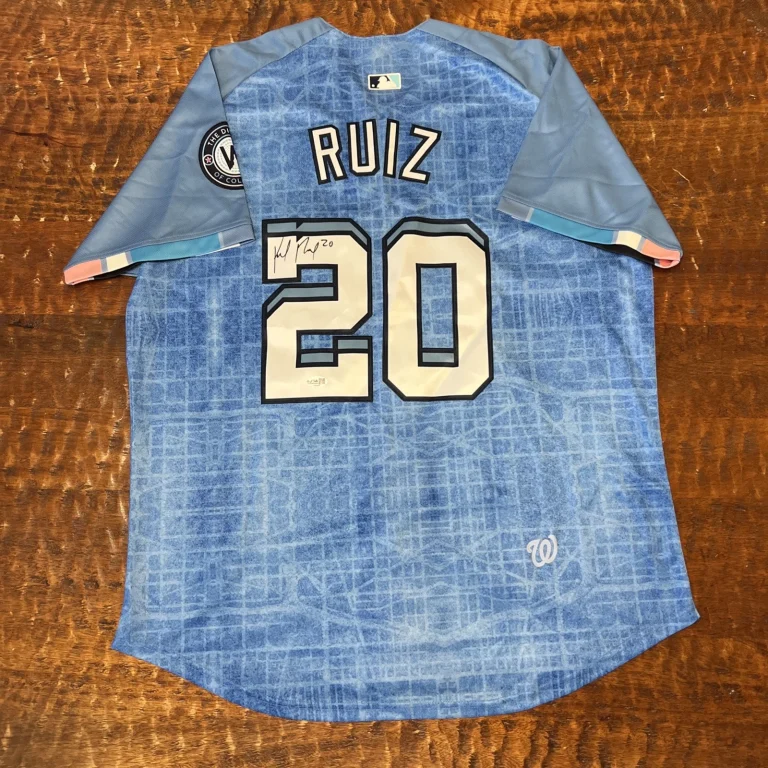 Keibert Ruiz Signed Washington Nationals Jersey JSA Coa Autographed