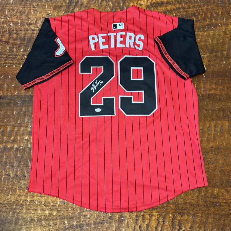 Tristan Peters Signed Chicago White Sox Jersey JSA Coa Autographed