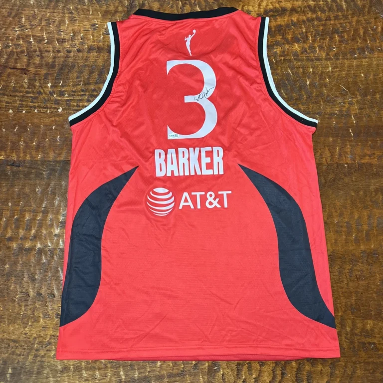 Sarah Ashlee Barker Signed Portland Fire Jersey JSA Coa Autographed WNBA