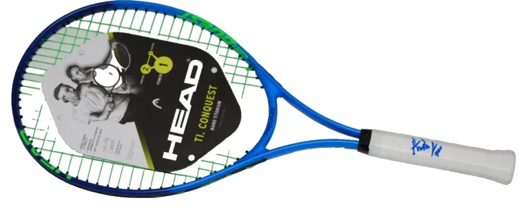 ANDRE AGASSI signed (US OPEN) Tennis Racket 8X Grand Slam BECKETT BAS BY050306