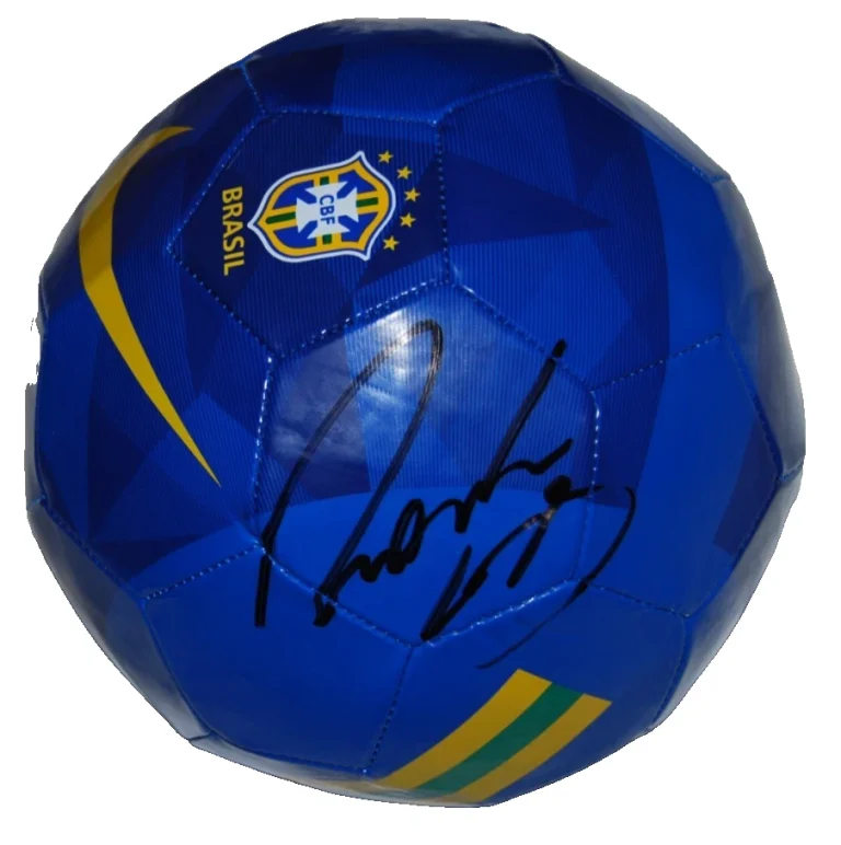 ROBERTO CARLOS signed (BRAZIL) NIKE Soccer ball RC3 Real Madrid JSA CR86304