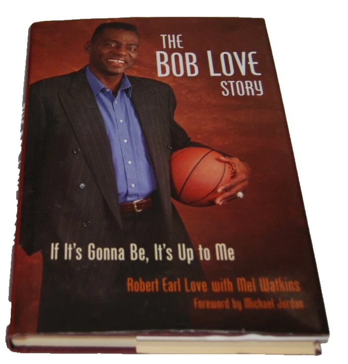 BOB LOVE signed (CHICAGO BULLS) NBA Legend hardcover book BECKETT BY085972