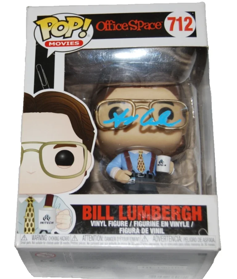 GARY COLE signed (OFFICE SPACE) Bill Lumbergh Funko Pop #712 BECKETT BY085875