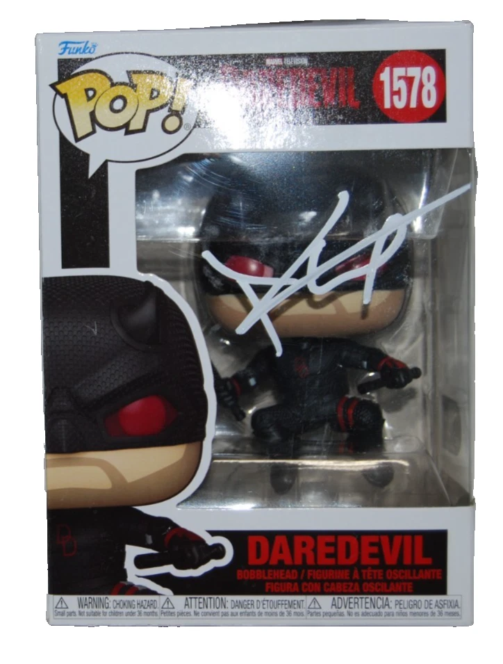 CHARLIE COX signed (DAREDEVIL) Marvel Funko Pop #1578 BECKETT BY085871