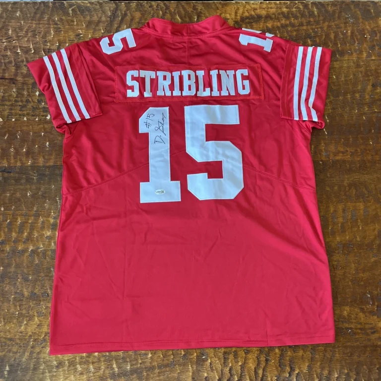 De'Zhaun Stribling Signed San Francisco 49ers Jersey JSA Coa Autographed