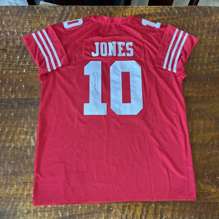 Mac Jones Signed San Francisco 49ers Jersey JSA Coa Autographed