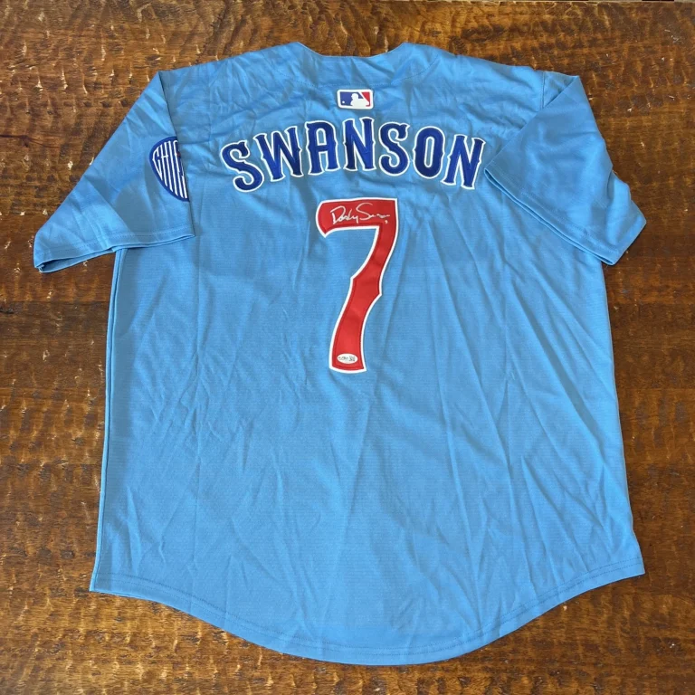 Dansby Swanson Signed Chicago Cubs Jersey JSA Coa Autographed