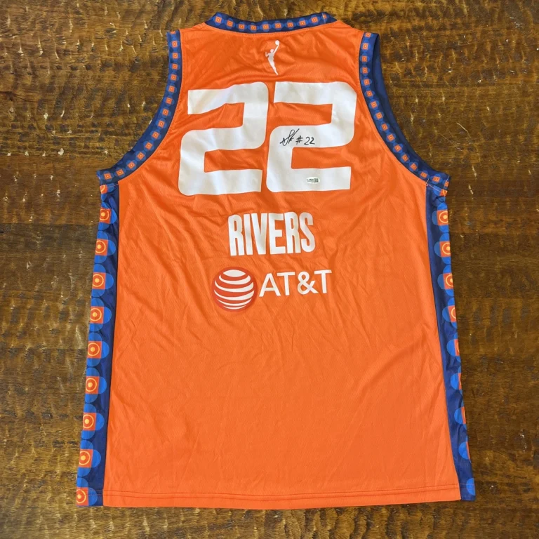 Saniya Rivers Signed Connecticut Sun Jersey JSA Coa Autographed WNBA