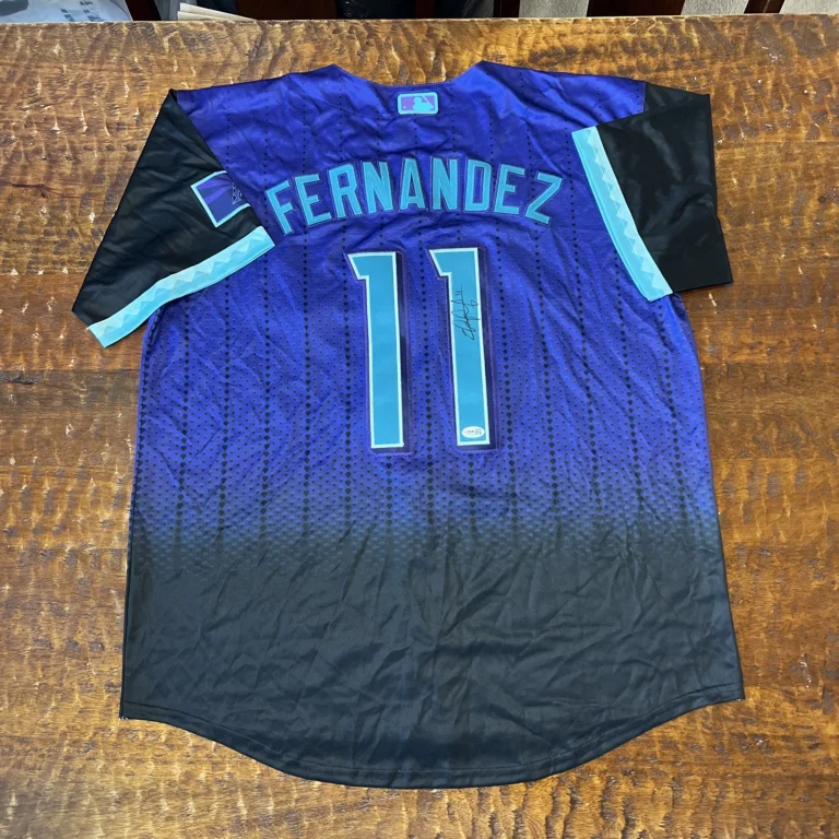Jose Fernandez Signed Arizona Diamondbacks Jersey JSA Coa Autographed